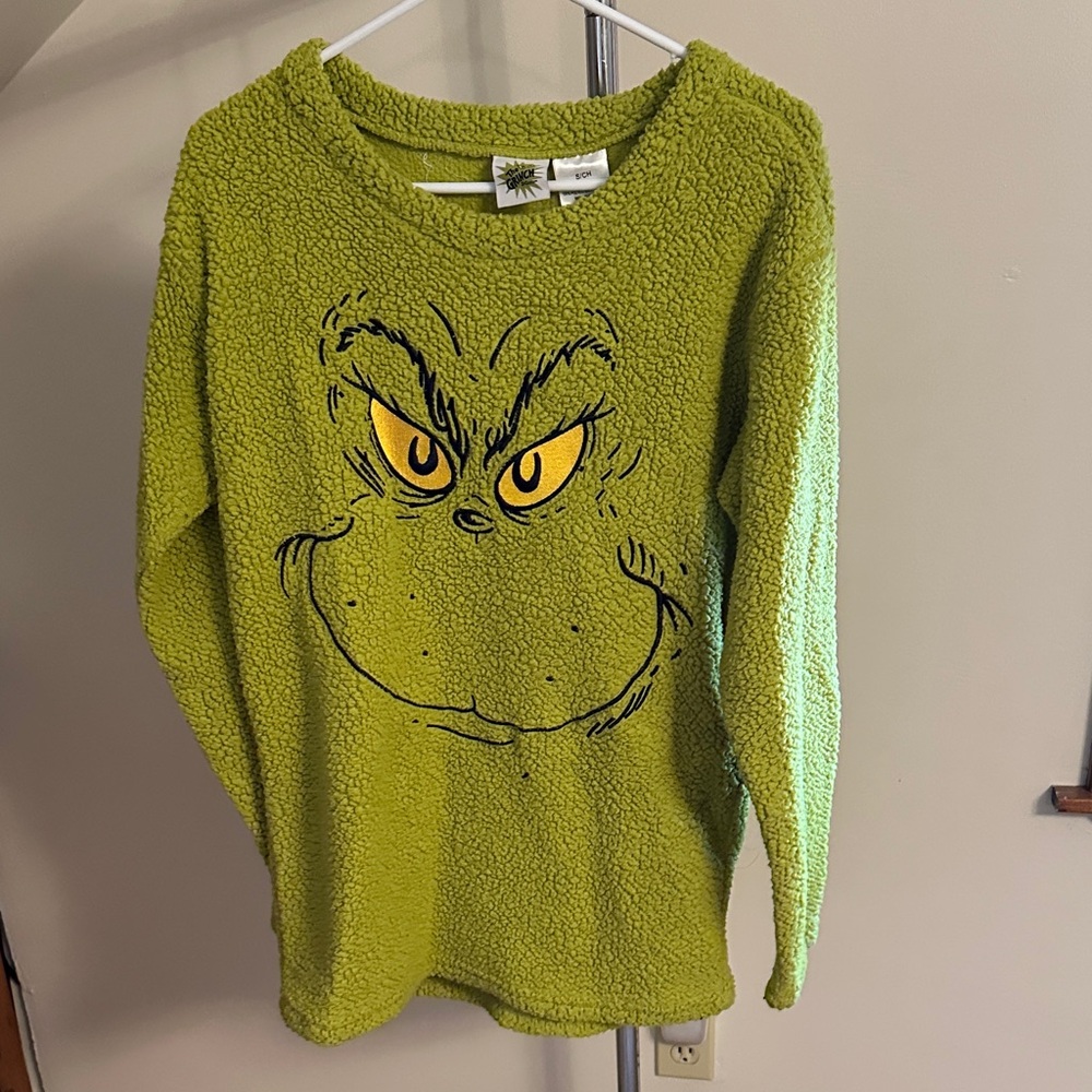 Green Grinch Fleece Pullover